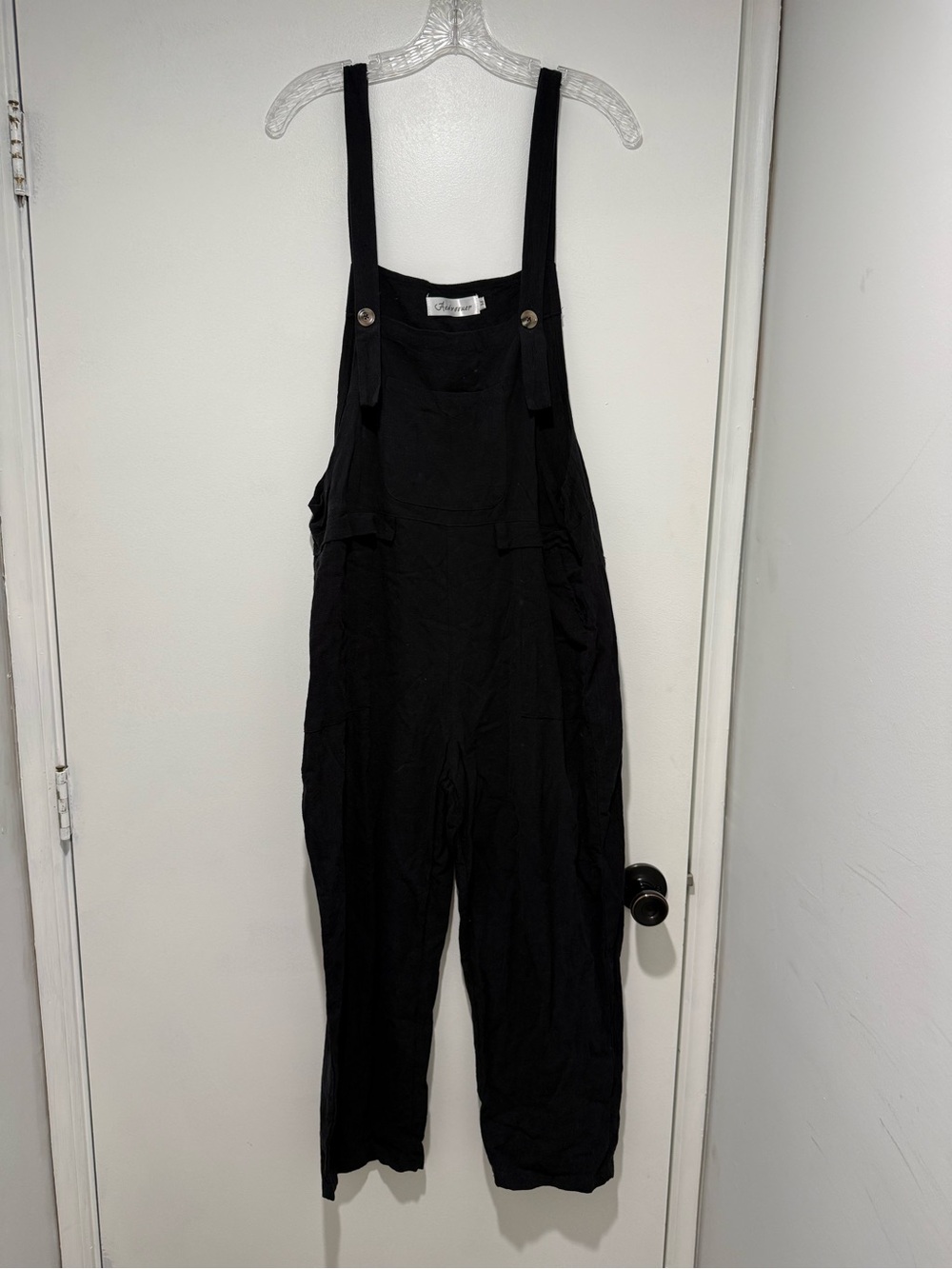 Aedvoouer Women's Baggy Plus Size Overalls Jumpsuits Wide Leg Harem Pants Casual